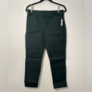 NWT Old Navy High-Waisted Pixie Skinny Ankle Pants Size 10P in Forest Canopy